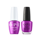OPI ProHealth GelColor and matching lacquer duo in Ultra Violet Daze, vibrant purple gel nail polish and coordinating nail lacquer