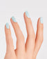 Opi Intelli GelColor Mexico City Move-Mint gel nail polish on nails with a mint green shade and glossy finish.