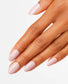 OPI Intelli GelColor Movie Buff gel nail polish swatch showing a vibrant, glossy beige nail color on natural nails