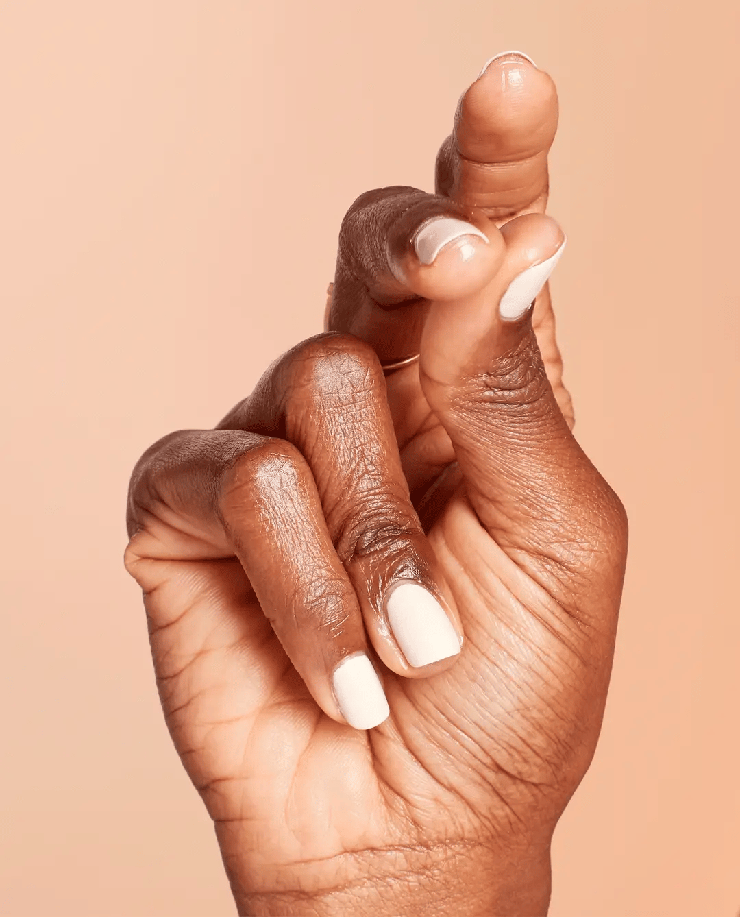 OPI Intelli GelColor My Vampire Is Buff gel nail polish bottle with color swatch showing a soft beige nude shade