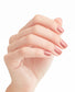 OPI Intelli GelColor Passion gel nail polish in a vibrant pink shade, displayed on neatly manicured nails.