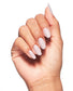 OPI Intelli GelColor Pink in Bio gel nail polish applied on a manicured hand with a glossy finish and natural lighting.