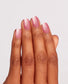 OPI Intelli GelColor Pixel Dust gel nail polish applied on nails with a sparkly pixel dust finish, showcasing vibrant, shiny manicure.
