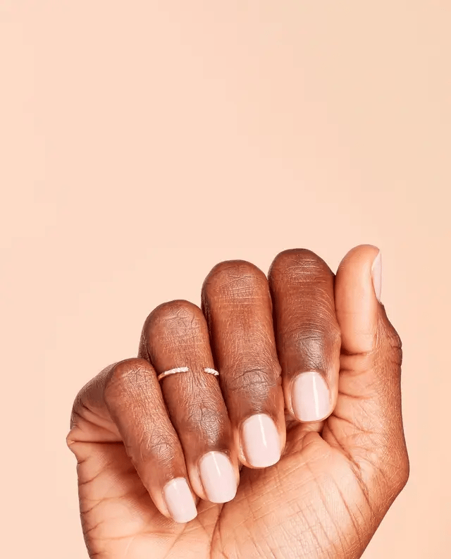 Opi Intelli GelColor Put It In Neutral gel nail polish bottle with neutral beige shade, glossy finish, and branding visible.