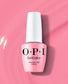 OPI Intelli GelColor Racing for Pinks gel nail polish in vibrant pink shade, displayed in a sleek bottle.