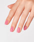 OPI Intelli GelColor Racing for Pinks gel nail polish bottle with pink and purple hues displayed against a neutral background.