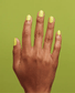 OPI Intelli GelColor Stay Out All Bright gel nail polish in a vibrant, sunny yellow shade with smooth, glossy finish.