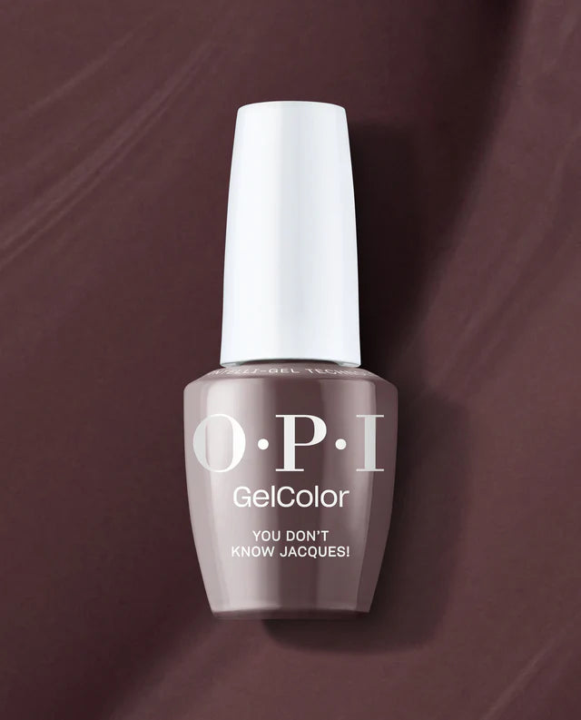 OPI Intelli GelColor You Don't Know Jacques! gel nail polish in a vibrant, glossy shade with a smooth finish.