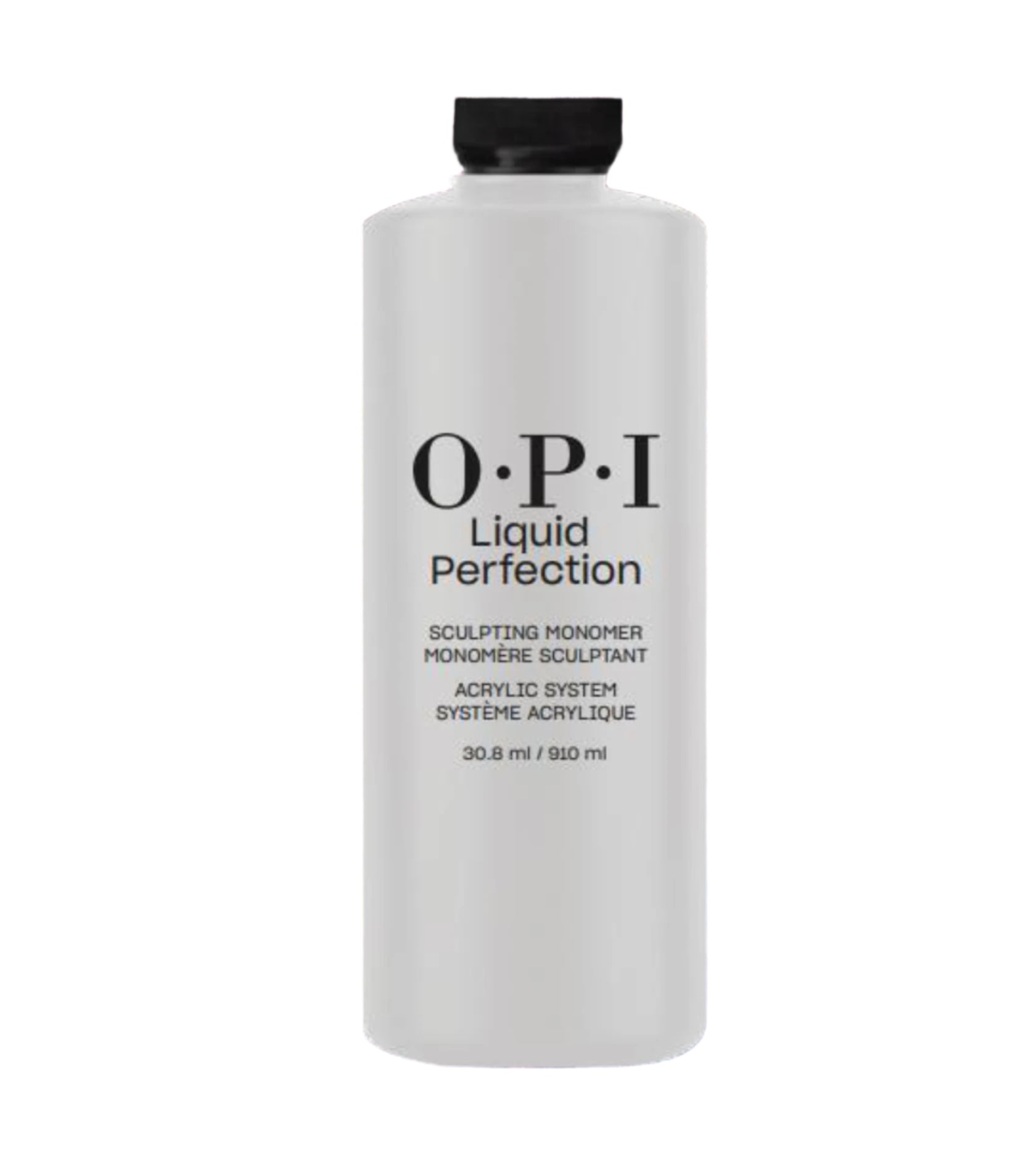 OPI Liquid Perfection Sculpting Monomer 30.8 fl oz for powder nail color application, from OPI Powder Perfection line.
