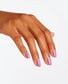 OPI Nail Polish in Arigato From Tokyo NLT82, vibrant pink shade, displayed in a sleek bottle with a black cap.