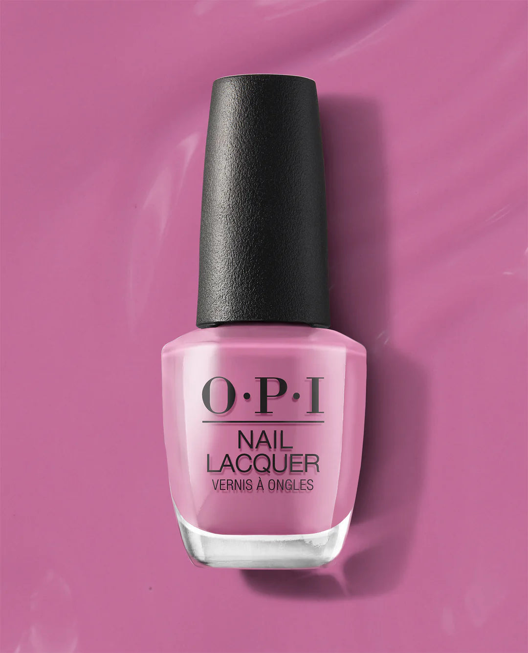 OPI Nail Polish in Arigato From Tokyo NLT82, vibrant nail lacquer with a glossy finish, showcasing the colorful bottle and brush.
