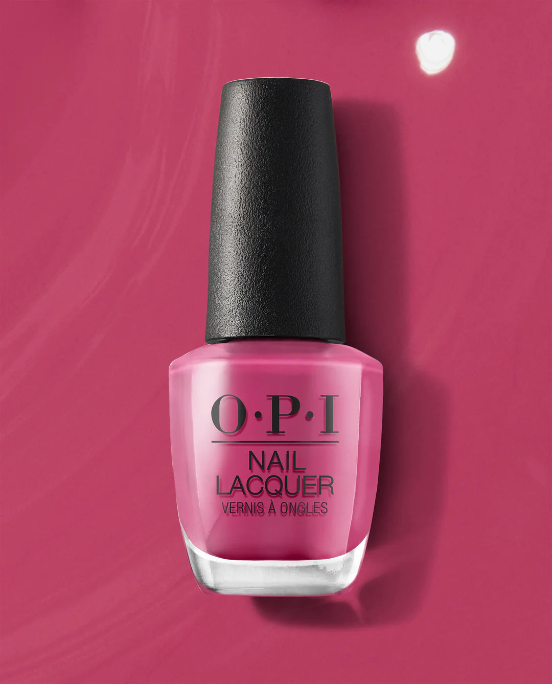 OPI Nail Polish Aurora Berry-Alis in shade I64, vibrant berry-colored nail lacquer with a glossy finish.