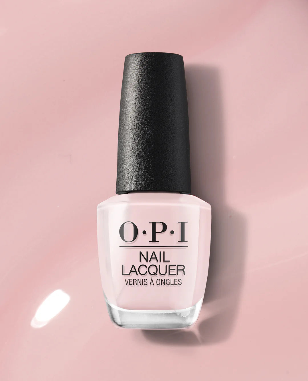 OPI Baby, Take A Vow nail polish bottle with light pink lacquer, showcasing the OPI Nail Polish brand and product label.