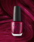 OPI Big Sagittarius Energy nail polish bottle with vibrant purple lacquer, featuring the brand's signature packaging and label.