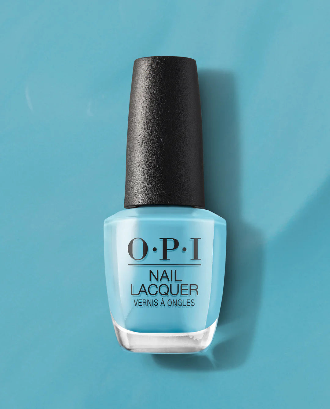OPI Nail Polish Can't Find My CzechBook NLE75 blue nail polish bottle