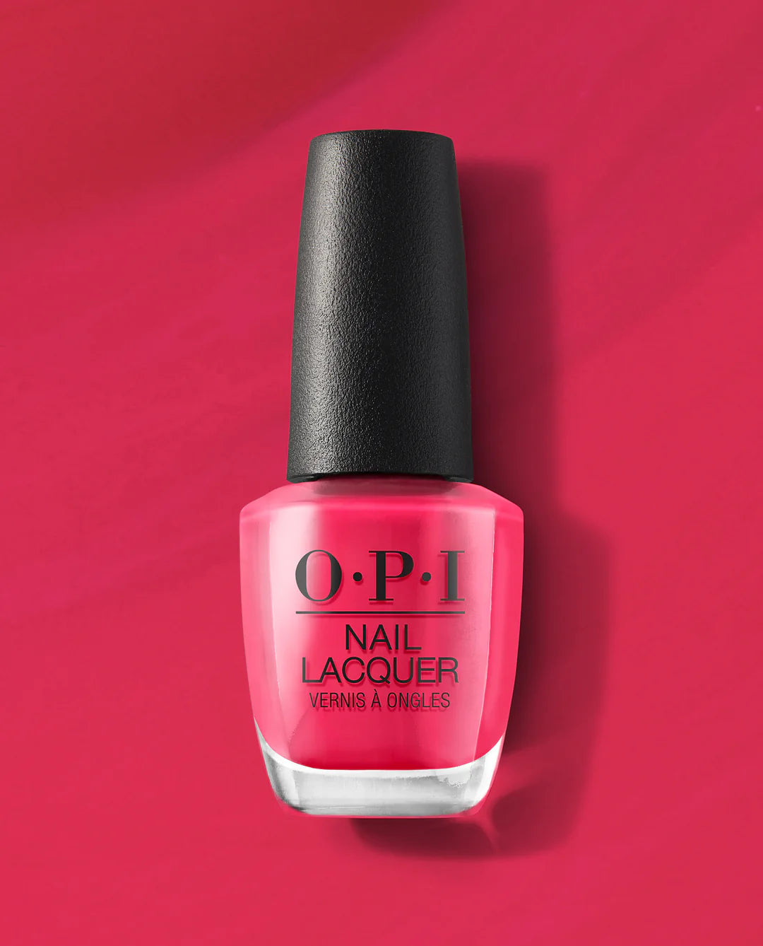OPI Charged Up Cherry nail polish in vibrant red color, glossy finish, and smooth application, from the OPI Nail Polish collection.