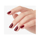 OPI Nail Polish in Got The Blues For Red shade, featuring vibrant red nail color on well-manicured nails.