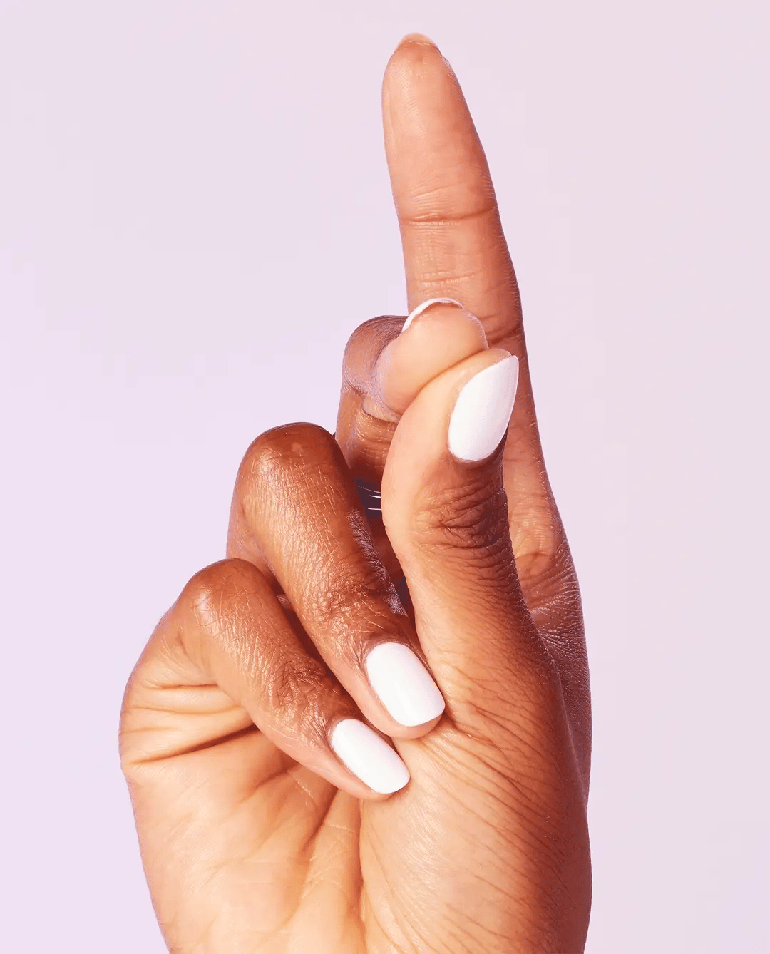 OPI Nail Polish in Hue Is The Artist? shade, showing a hand with painted nails in a vibrant, glossy color.