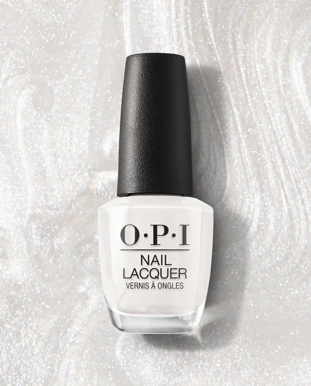 OPI Kyoto Pearl NLL03 nail polish bottle with pearl finish, showcasing elegant OPI nail lacquer for a sophisticated look.