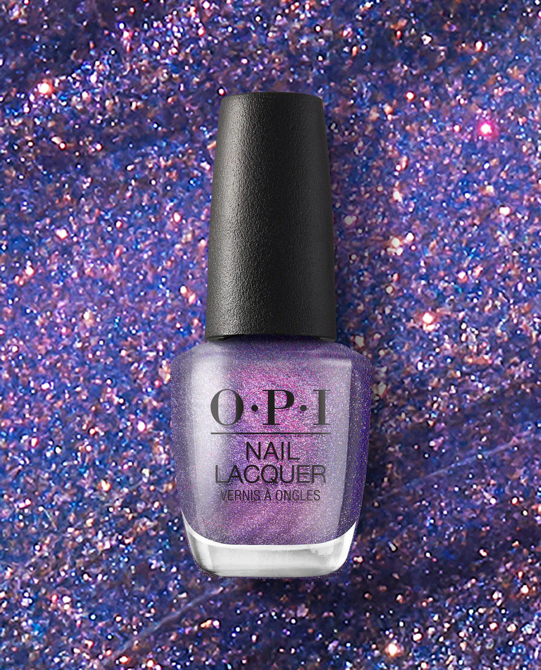 OPI Nail Polish in Leonardo's Model Color MI011, showcasing a sleek bottle of vibrant nail lacquer with a shiny finish.