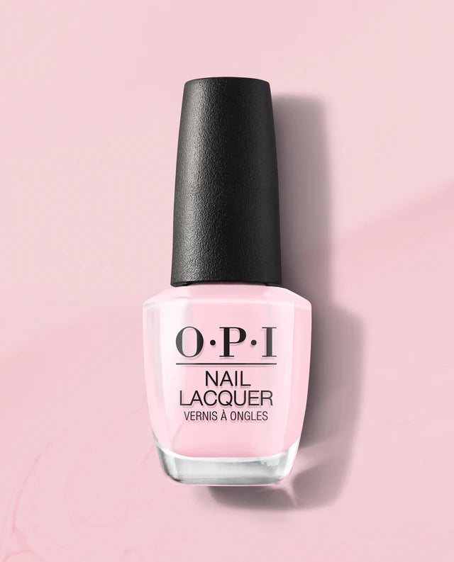 OPI Nail Polish in Mod About You shade, a vibrant pink nail lacquer with glossy finish, shown in the bottle.