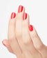 OPI Nail Polish in My Chihuahua Bites shade, showcasing a vibrant, glossy nail manicure with the signature OPI branding.