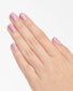 OPI Purple Palazzo Pants nail polish bottle with purple-colored nail polish on a manicured hand.