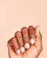 OPI Nail Polish in Put It In Neutral shade, a beige neutral nail polish bottle with color swatch on the cap.