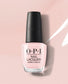 OPI Nail Polish Put It In Neutral T65, beige nude nail lacquer with smooth finish, in a clear glass bottle with black cap.