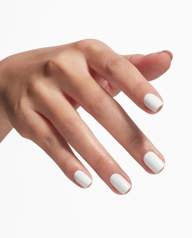 OPI RapiDry Top Coat nail treatment bottle with brush applicator for quick-drying, glossy finish on manicures.