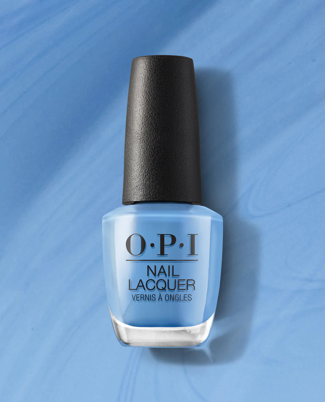 OPI Nail Polish in Rich Girls & Po-Boys #N61, vibrant nail lacquer bottle with colorful label and brush visible.