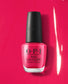 OPI She’s a Bad Muffuletta! nail polish bottle with dark purple lacquer, showcasing the OPI nail polish brand and product color.