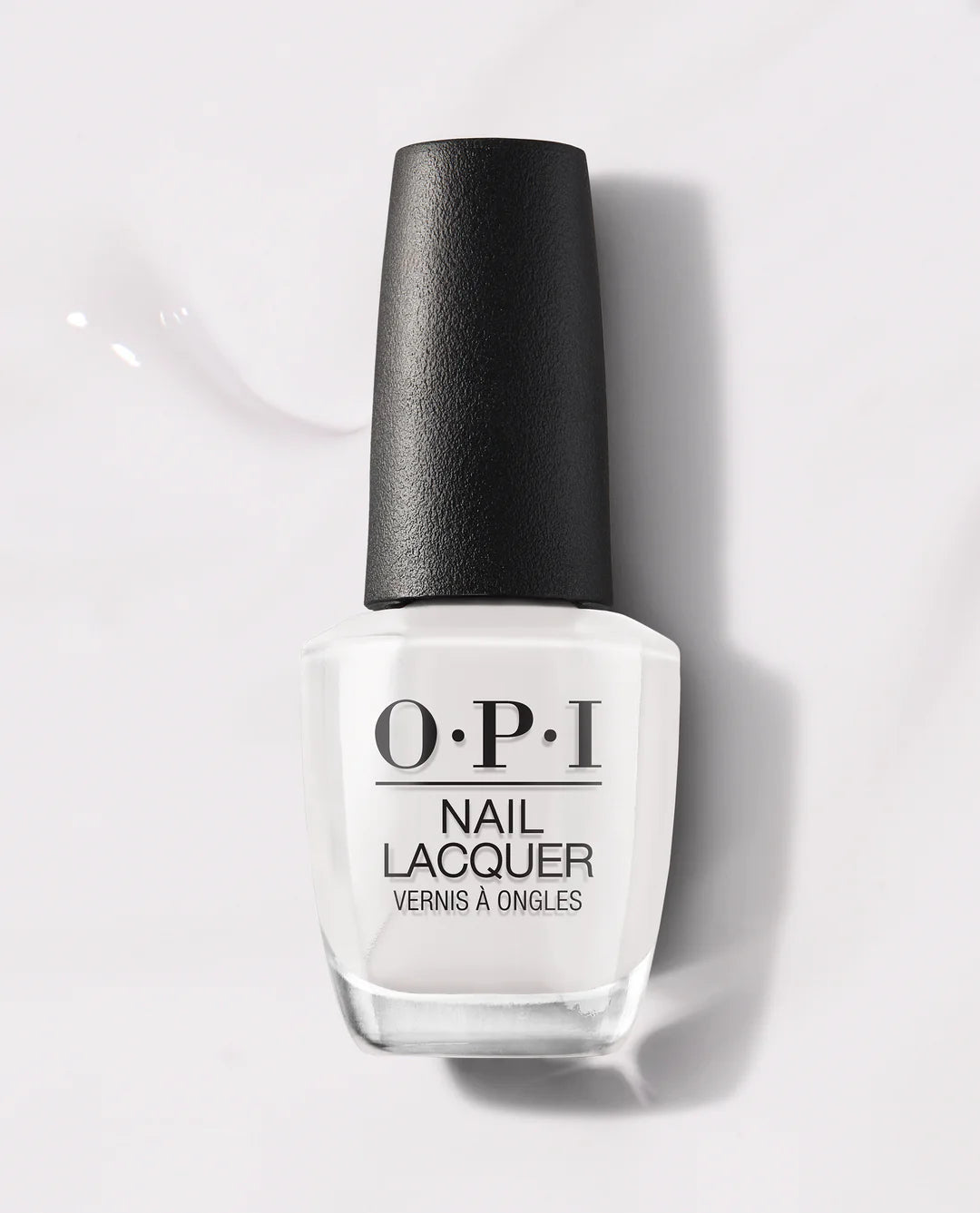 OPI Nail Polish Suzi Chases Portu-Geese NL26, vibrant coral-orange nail lacquer with glossy finish, in a sleek bottle.