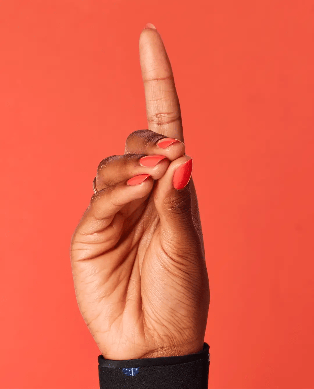 OPI Nail Polish in Tempura-Ture Is Rising NLT89, showcasing a vibrant, glossy nail polish bottle with colorful nail swatches.