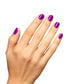 OPI Nail Polish Ultra Violet Daze with vibrant purple shade applied on nails in a close-up image.