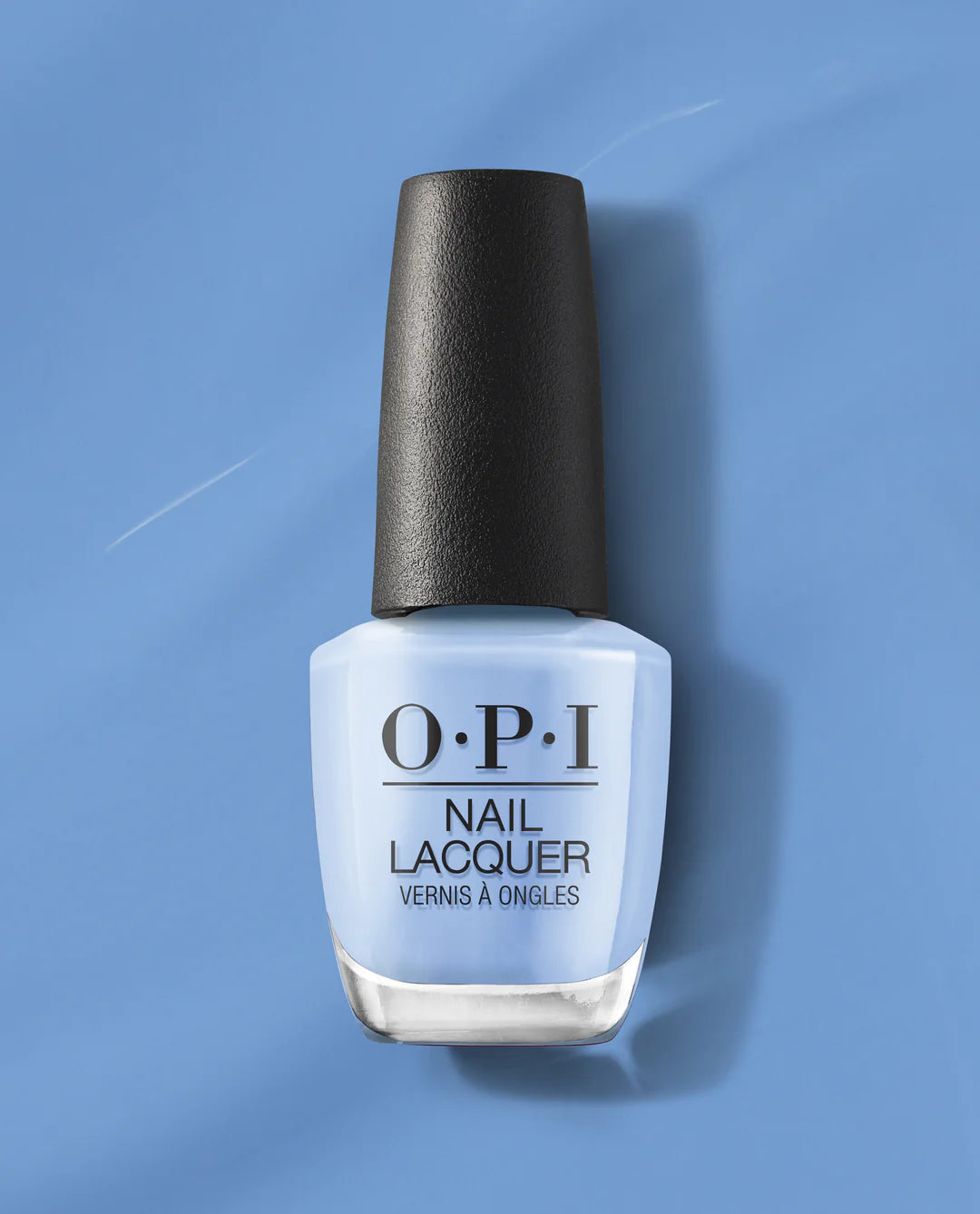 OPI Verified NLS019 nail polish bottle with black cap, showcasing vibrant nail color and brand label for OPI Nail Polish.