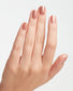 OPI Nail Polish in Worth A Pretty Penne shade, vibrant pink color with glossy finish, displayed on a nail art manicure.