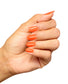 OPI Nail Polish Your Zestination Awaits NLS084 in vibrant blue, shown on a hand with neatly manicured nails.