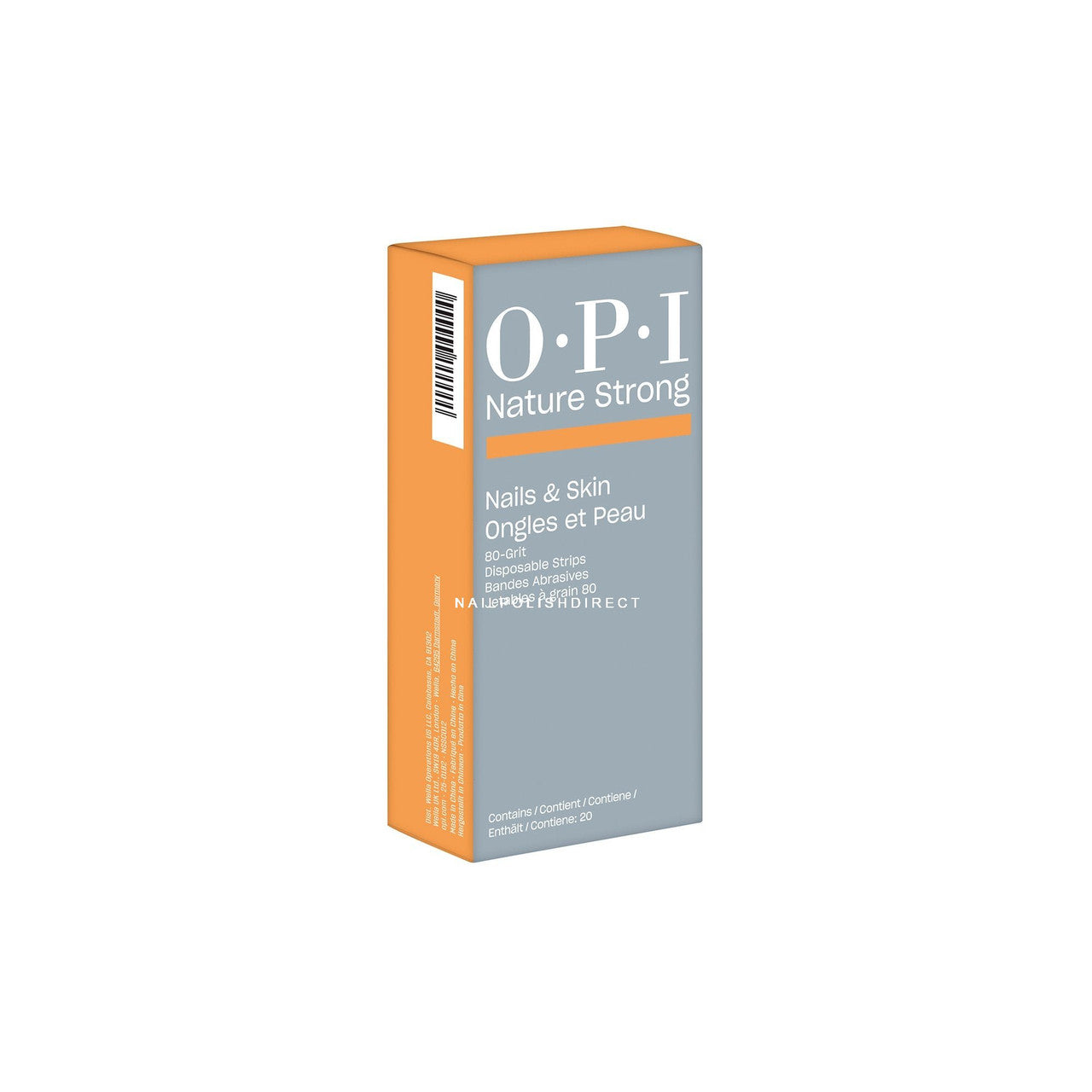 OPI Nature Strong Disposable Grit Strips 80-Grit - Universal Nail Supplies
