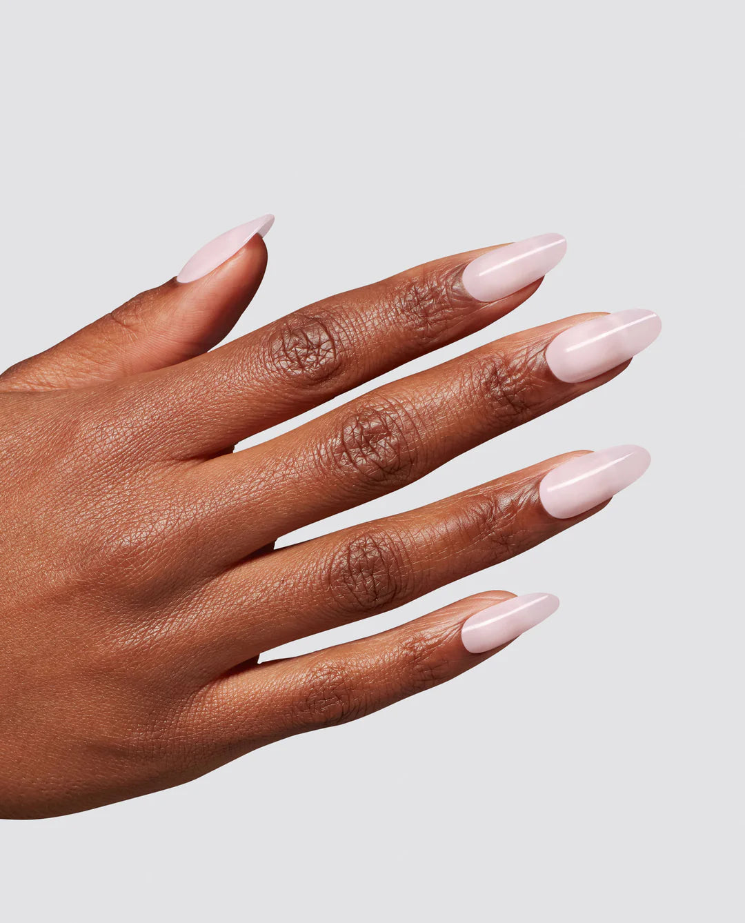 OPI Powder Perfection Baby, Take a Vow powder nail color showcasing a soft, pastel manicure with smooth, even finish.