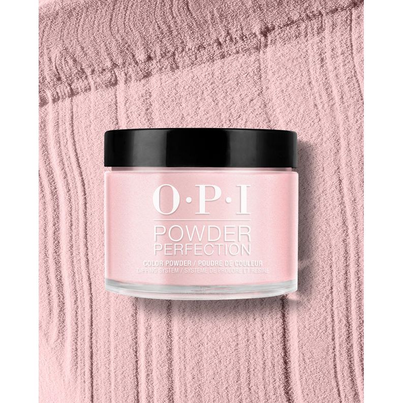 OPI Powder Perfection Bubble Bath dipping powder nail color in shade DPS86A, showcasing a vibrant nail application.