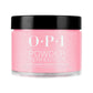 OPI Powder Perfection Pixel Dust #DPD51 powder nail color in a shimmering pink shade with a smooth, even finish.