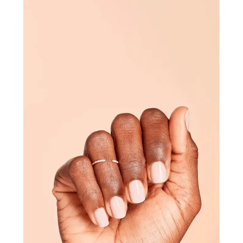 OPI Powder Perfection Put It In Neutral powder nail color in a neutral beige shade, displayed in a close-up image.