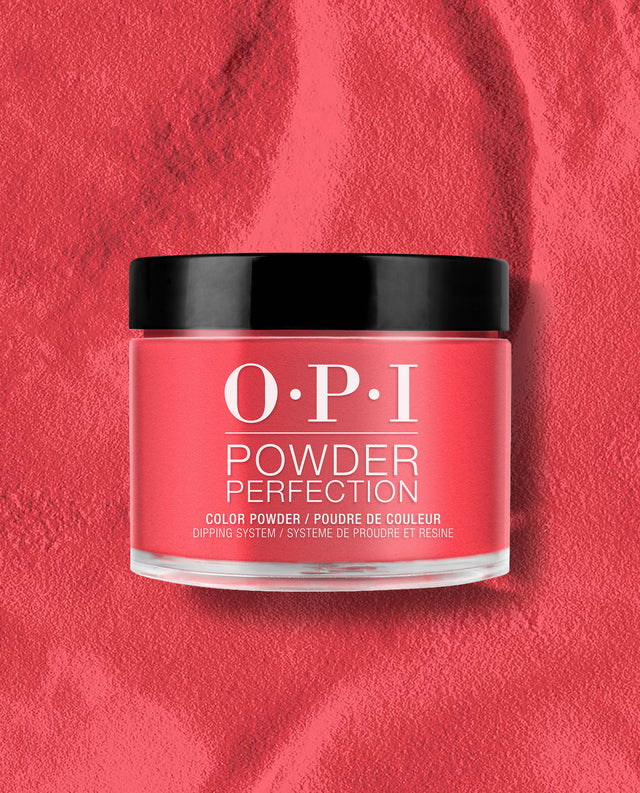 OPI Powder Perfection Red Hot Rio #DPA70 - Universal Nail Supplies