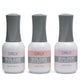 Orly Gel FX Builder in a Bottle Milky White gel nail polish, 0.6oz, in a clear bottle with white cap and brush applicator.