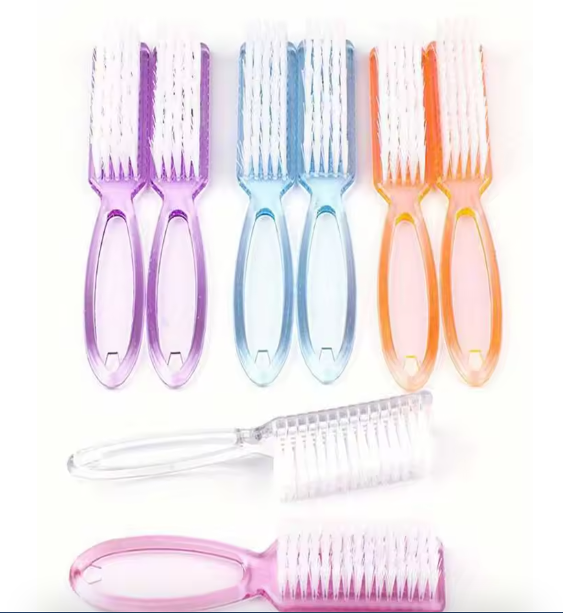 Plastic Cleaning Hard Scrub Brush Dust Remover - Universal Nail Supplies