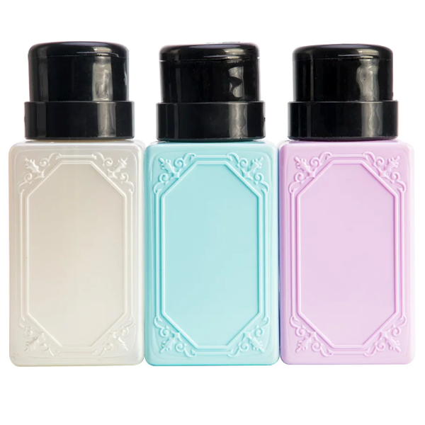 Plastic Empty Dispenser Nail Cleaner Container - Universal Nail Supplies