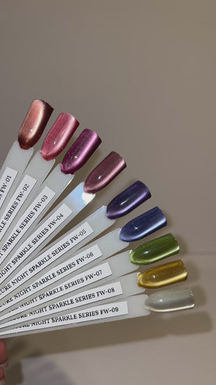 Gellicure Pro Cat Eye Gel Night Sparkle Series Full Set