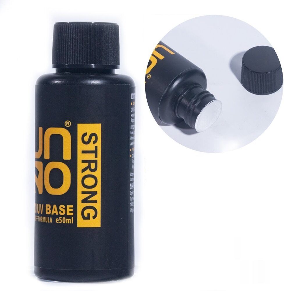 UNO Rubber LED/UV Strong Base e50 ml - Universal Nail Supplies