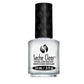 Seche Crystal Clear Base Coat nail polish in 0.5 oz bottle, transparent and smooth for a perfect manicure base.
